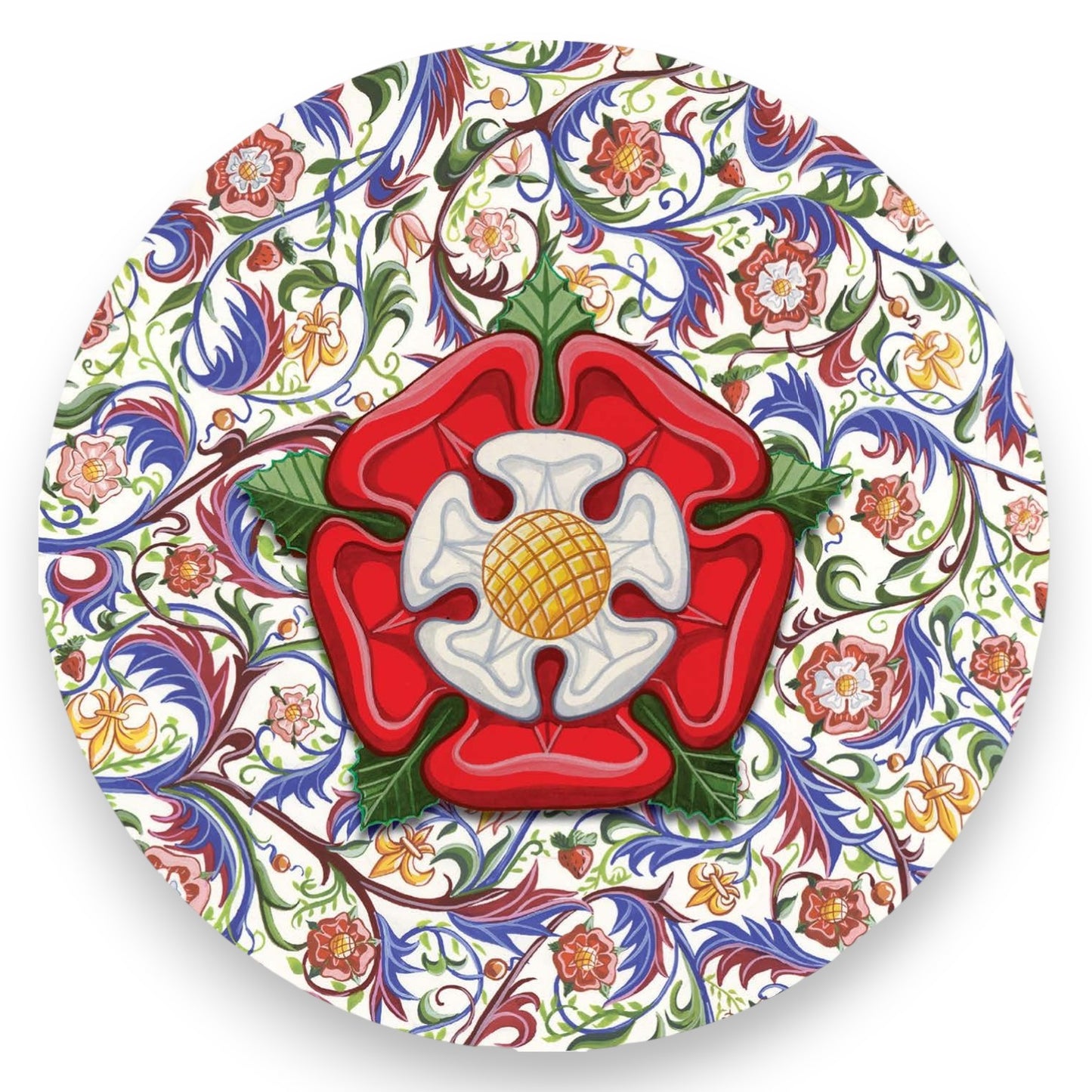 Tudor Rose Fridge Magnet