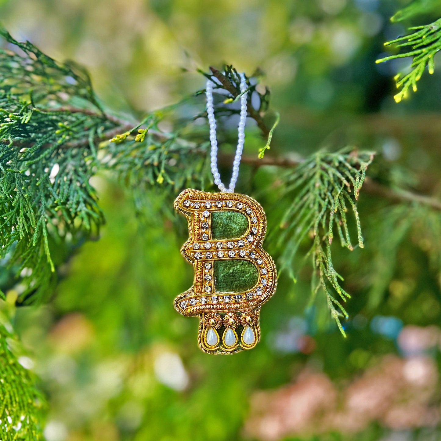 B Necklace Decoration