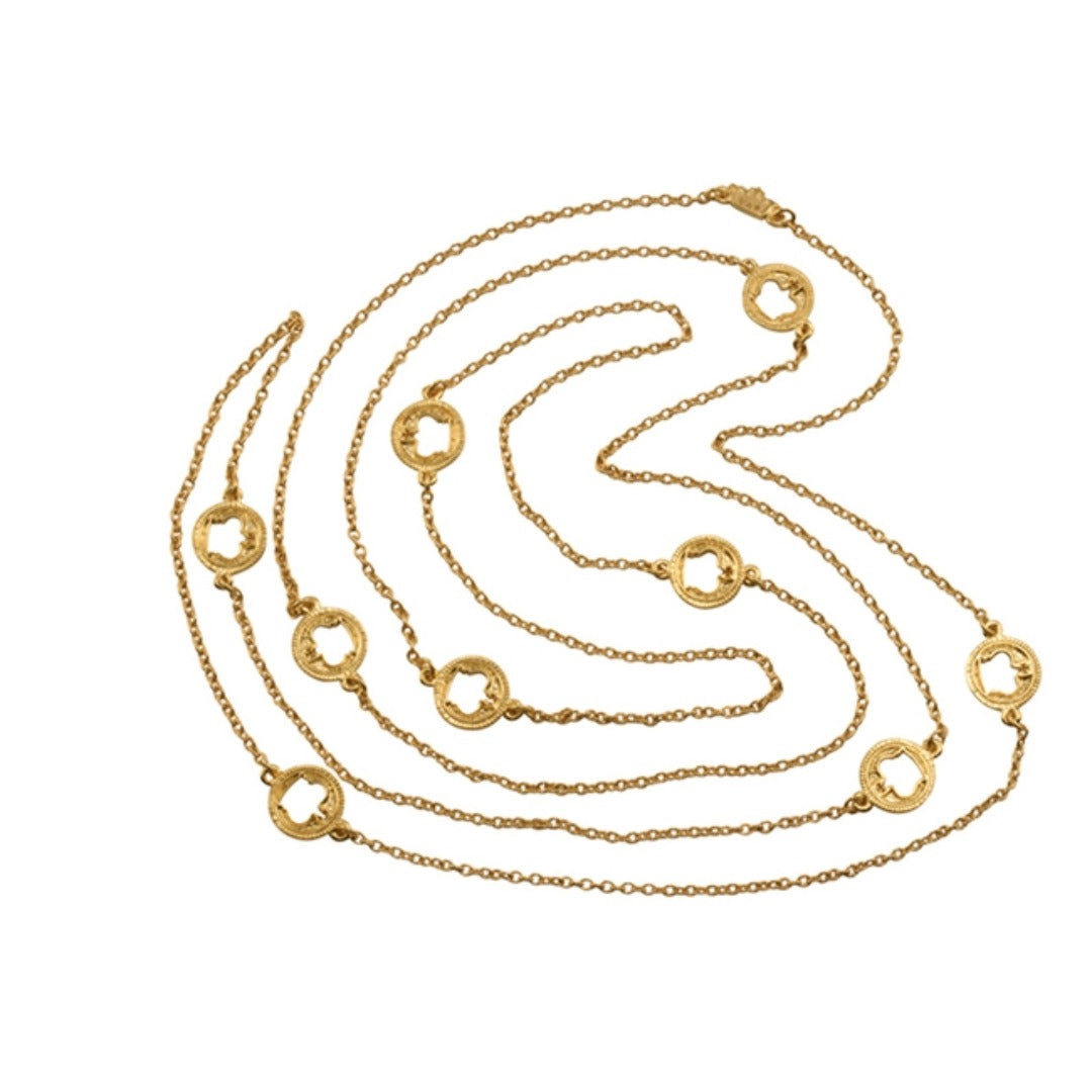 Crown Long Necklace