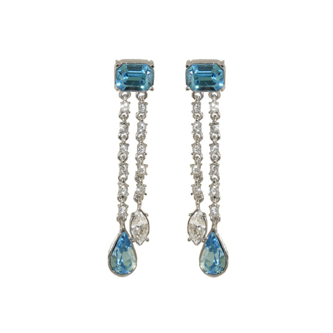 Durbar Aquamarine Earrings