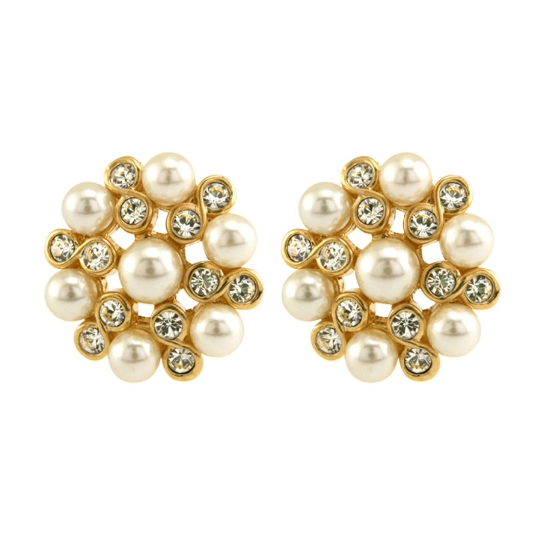 Elizabethan Faux Pearl Earrings