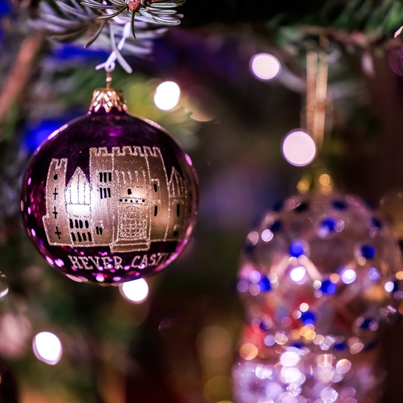 Hever Castle Bauble Purple