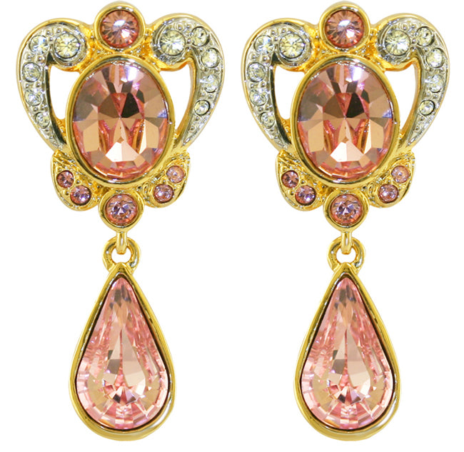 Princess Margaret Rose Ornate Earrings
