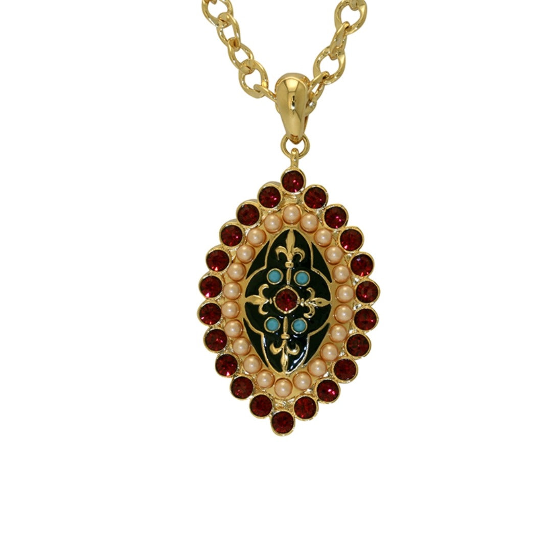 Pugin Medieval Style Pendant & Chain
