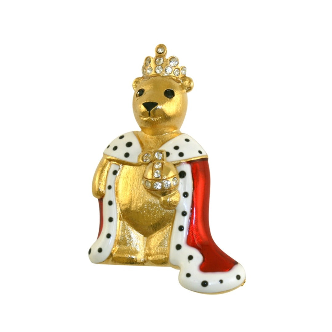 Queen Teddy Brooch
