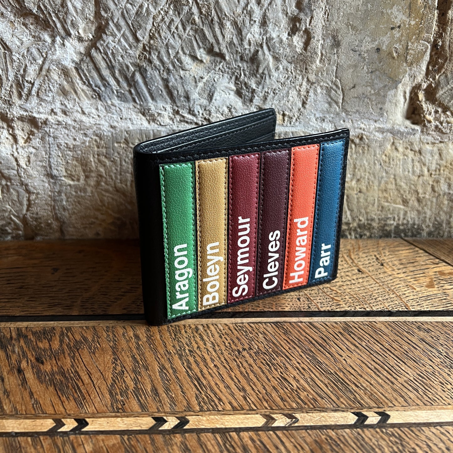 Six Wives Black Wallet