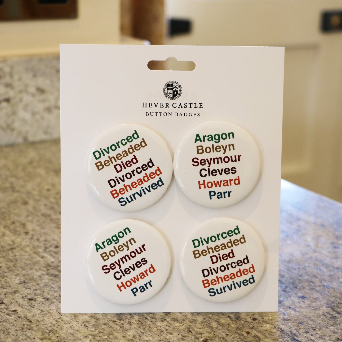 Six Wives Badge Set