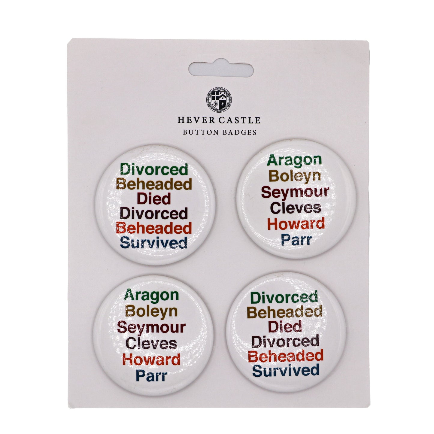 Six Wives Badge Set
