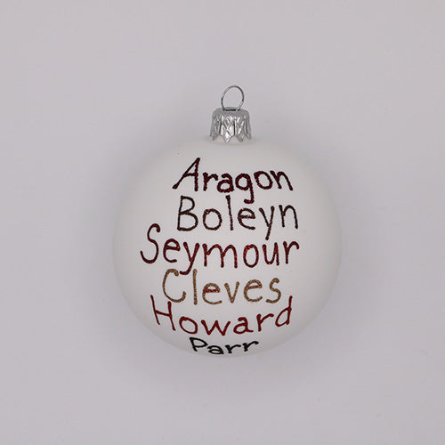 Six Wives Bauble White