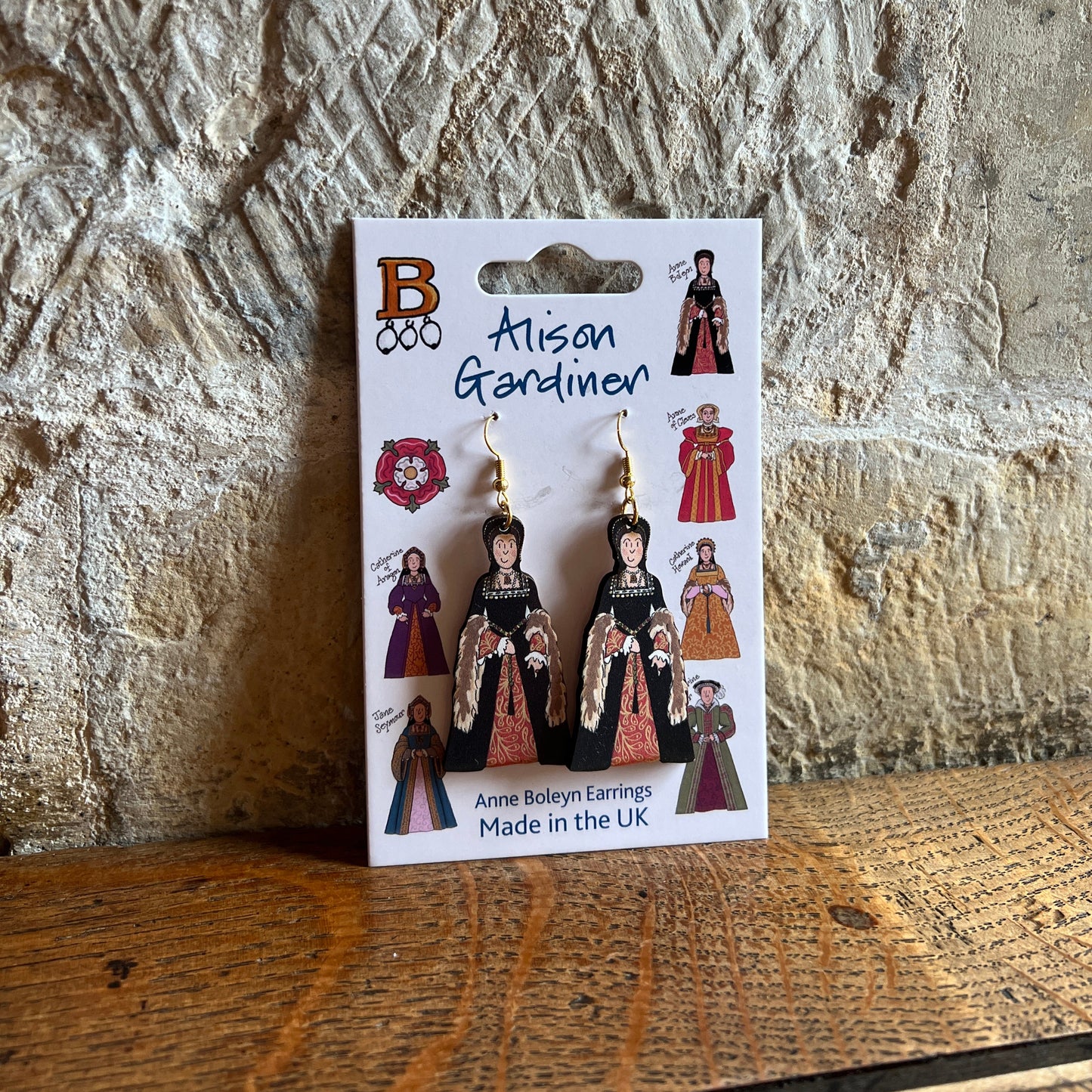 Anne Boleyn Earrings AG