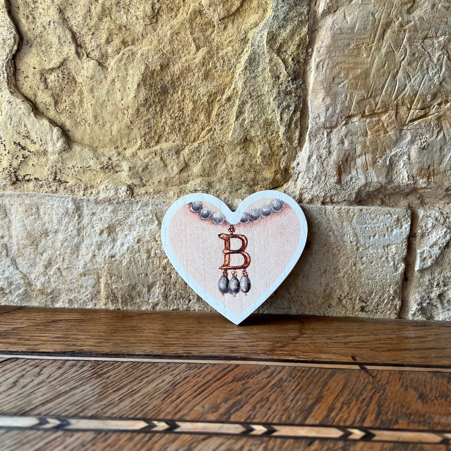 B Heart Magnet
