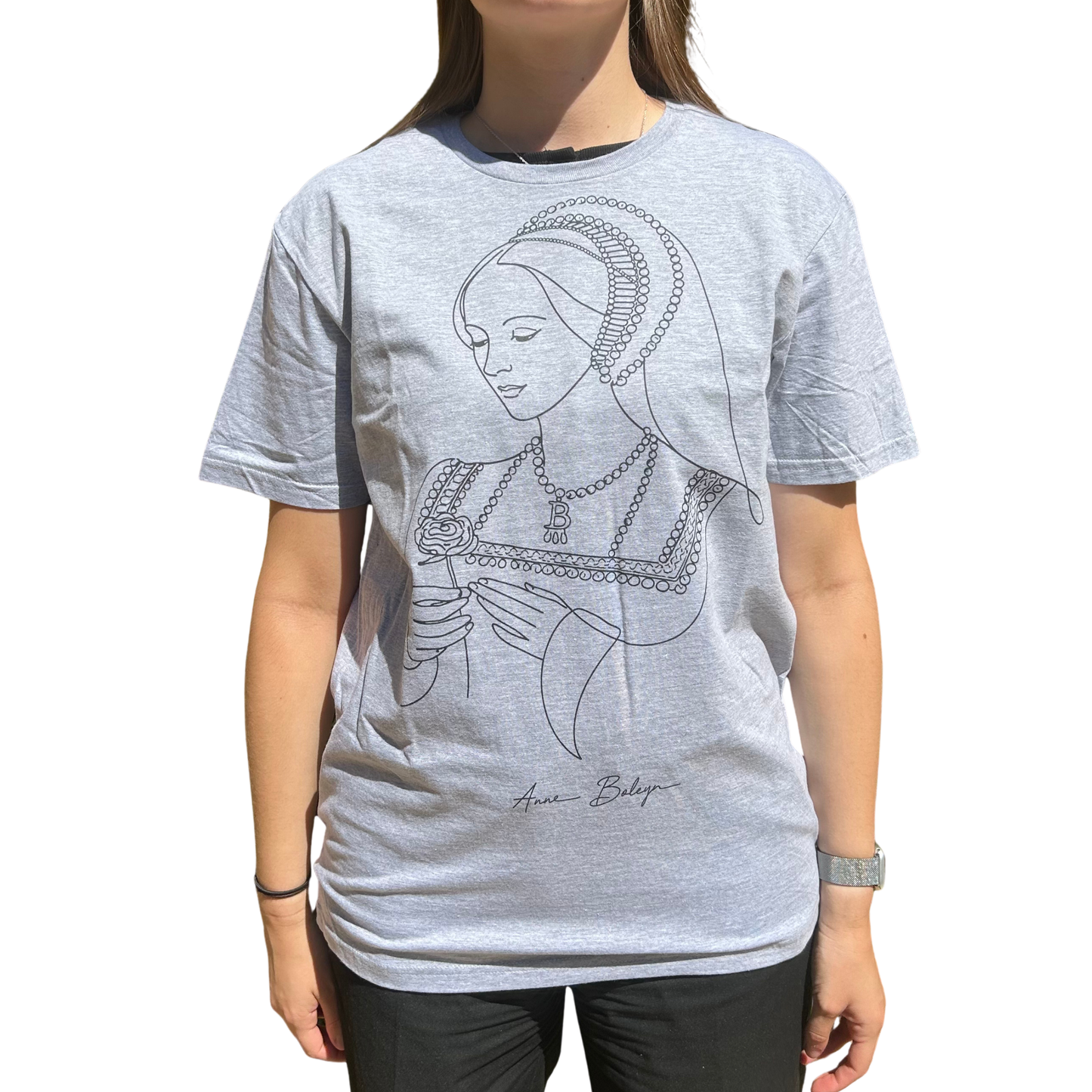 Anne Boleyn Line Art T-Shirt