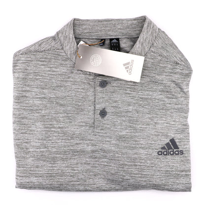Adidas Textured Stripe Polo Shirt