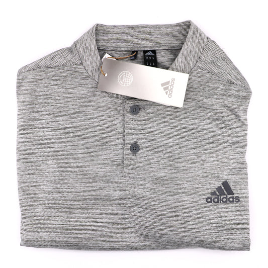Adidas Textured Stripe Polo Shirt