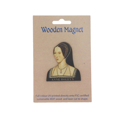 Anne Boleyn Wooden Magnet