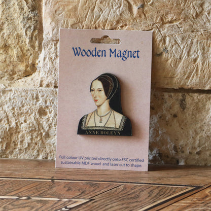 Anne Boleyn Wooden Magnet