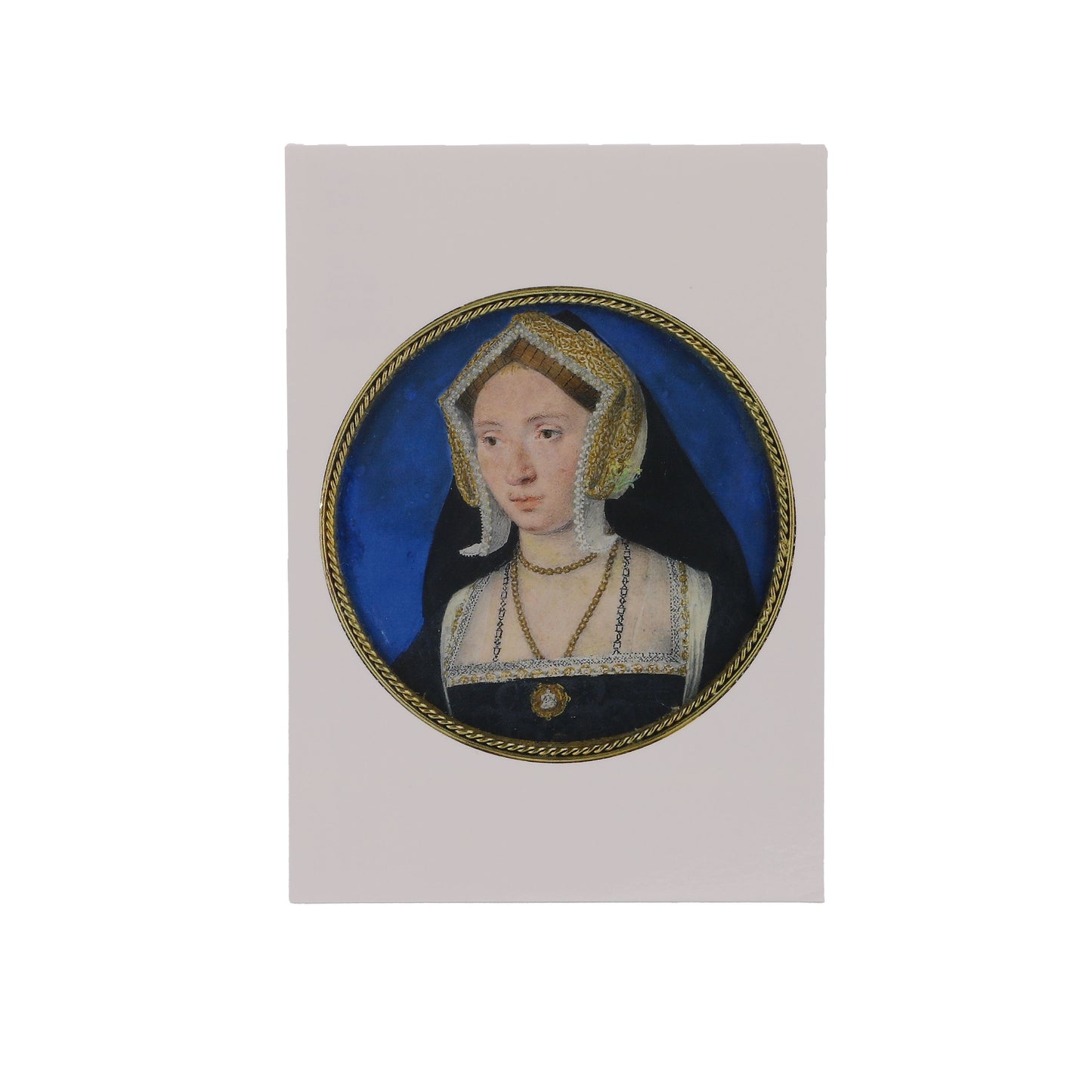 Anne Boleyn Horenbout Postcard