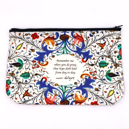 Book of Hours Cosmetic Bag