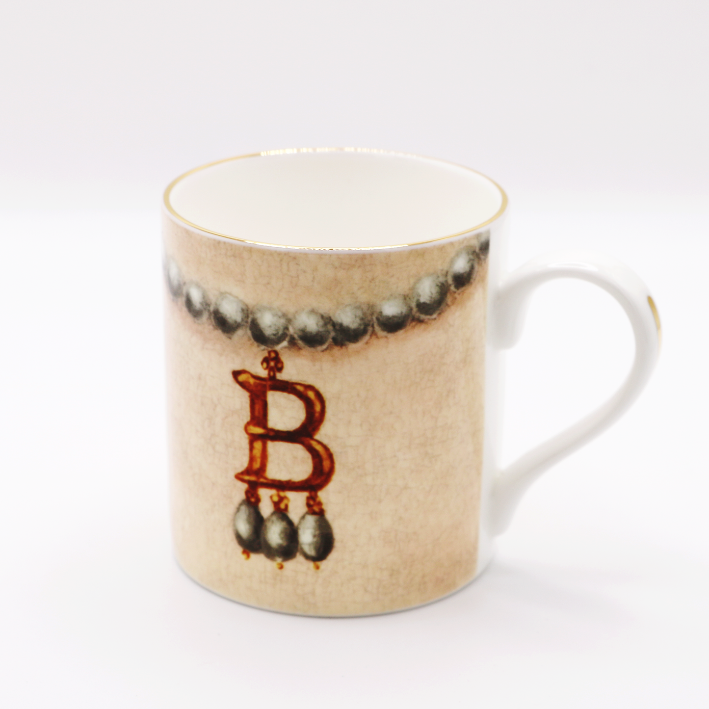 B Necklace China Mug