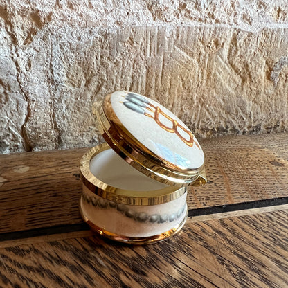 B Necklace China Hinged Trinket Box