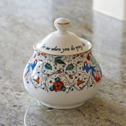 Book of Hours Sugar Bowl