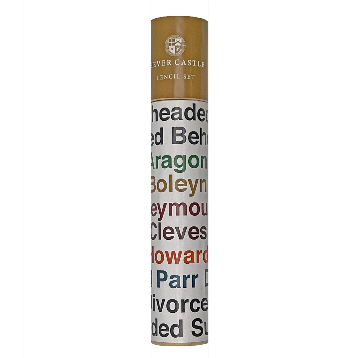 Six Wives 12 Colouring Pencils Boleyn Gold