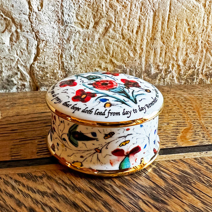 Book of Hours Round Trinket Box