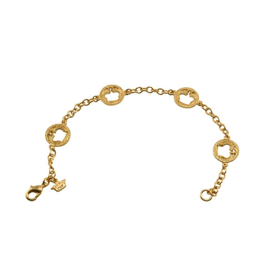 Crown Gold Bracelet