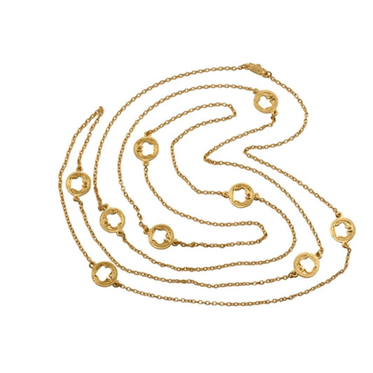 Crown Long Necklace