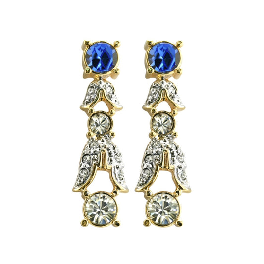 Empress Josephine of France Sapphire Crystal Earrings