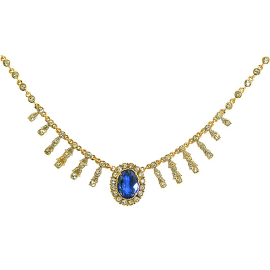 Empress Josephine of France Sapphire Crystal Necklace