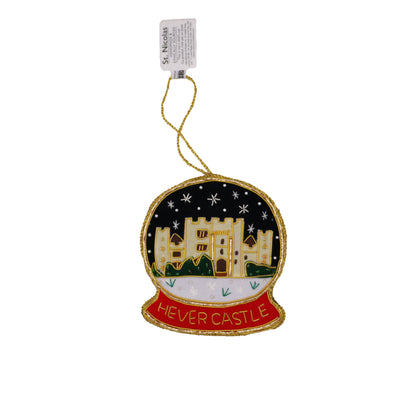 Hever Castle Snowglobe Hanging Dec