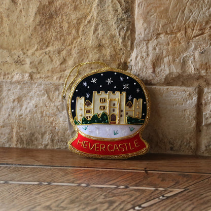 Hever Castle Snowglobe Hanging Dec