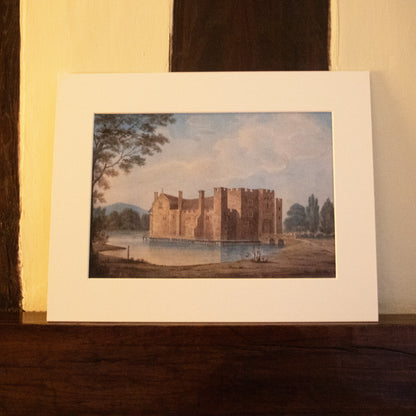 Hever Castle Dog Walkers Print