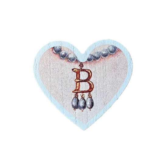 B Heart Magnet
