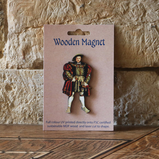 Henry VIII Wooden Magnet