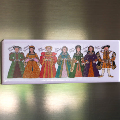 Henry and Wives Fridge Magnet