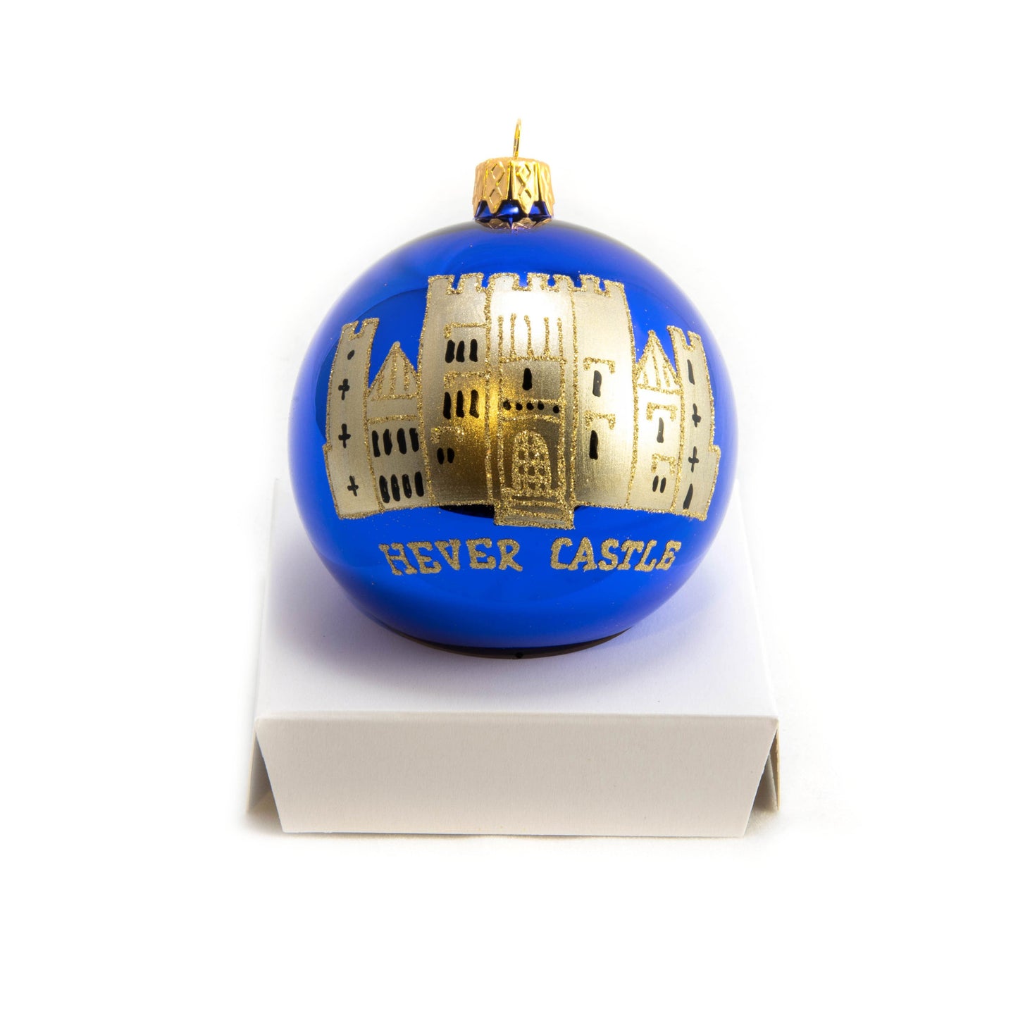Hever Castle Bauble Blue