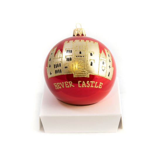 Hever Castle Bauble Red