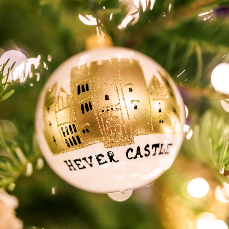 Hever Castle Bauble White