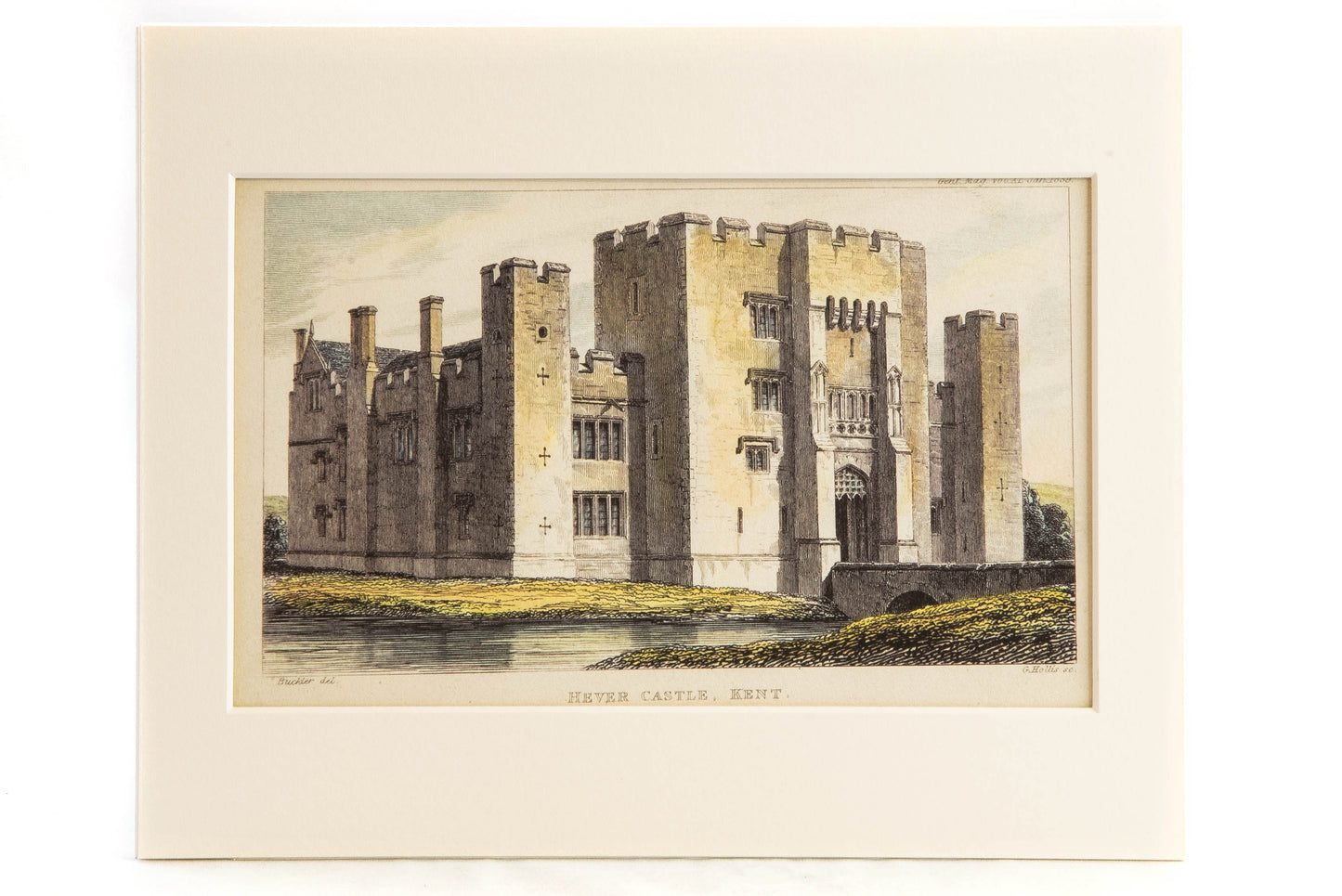 Hever Castle Buckler Mounted Print PPHE31