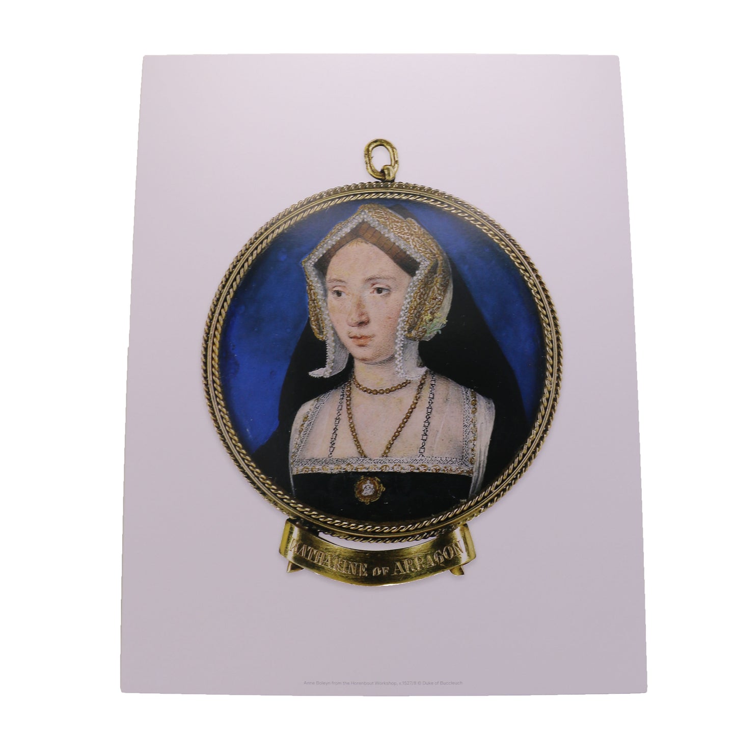 Anne Boleyn Mounted Print Horenbout Workshop