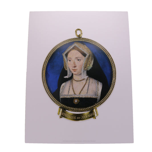 Anne Boleyn Mounted Print Horenbout Workshop