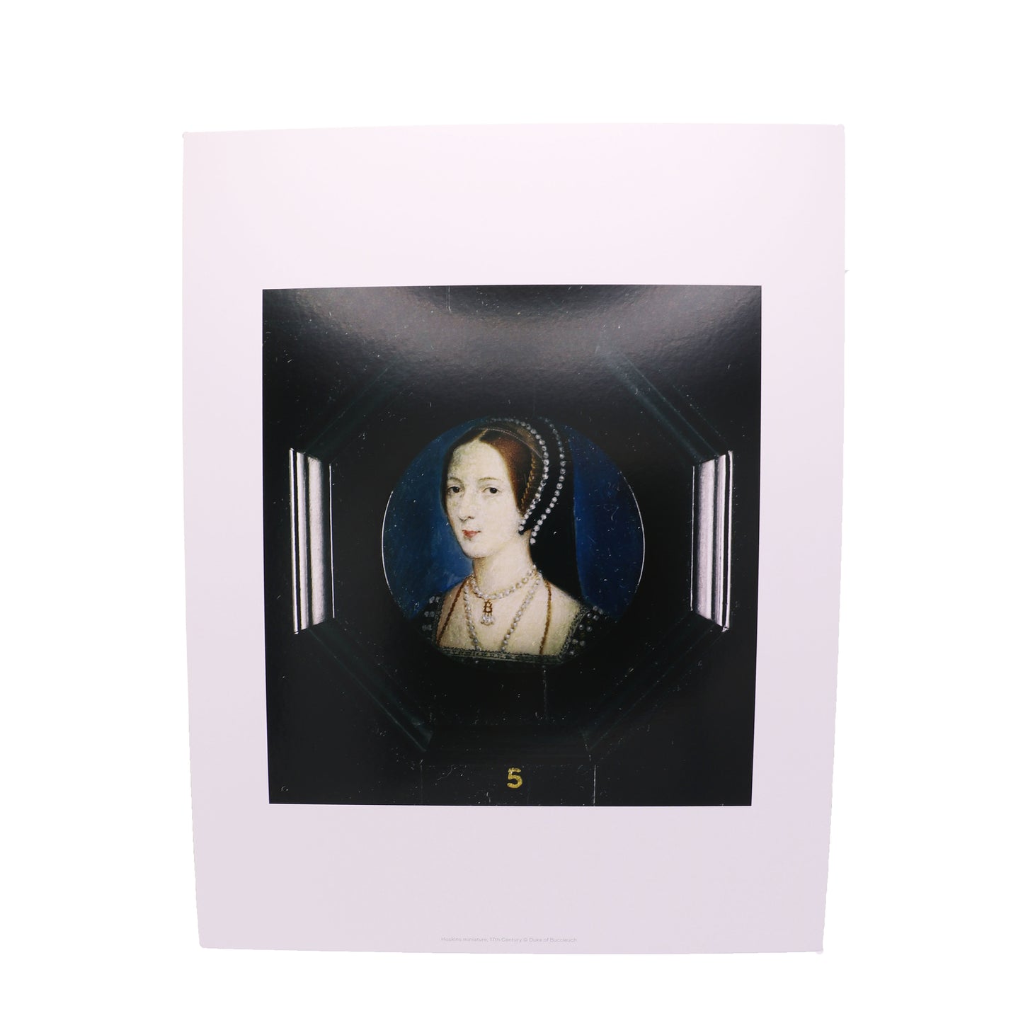 Anne Boleyn Mounted Print Hoskins Minature