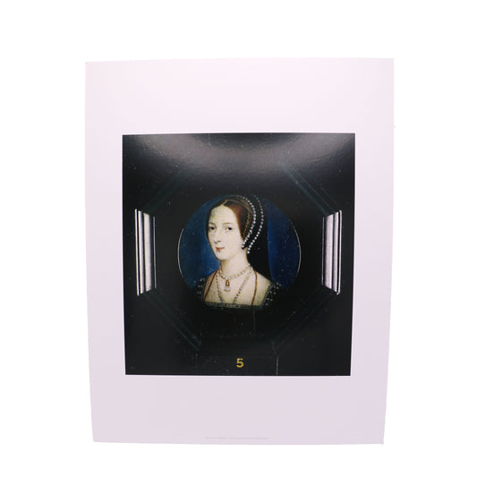 Anne Boleyn Mounted Print Hoskins Minature