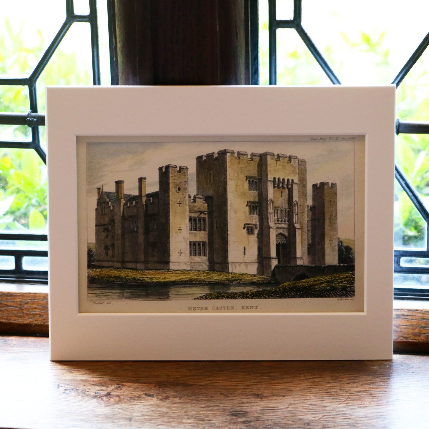 Hever Castle Buckler Mounted Print PPHE31