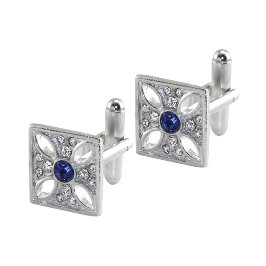 Imperial State Crown Cross Cufflinks