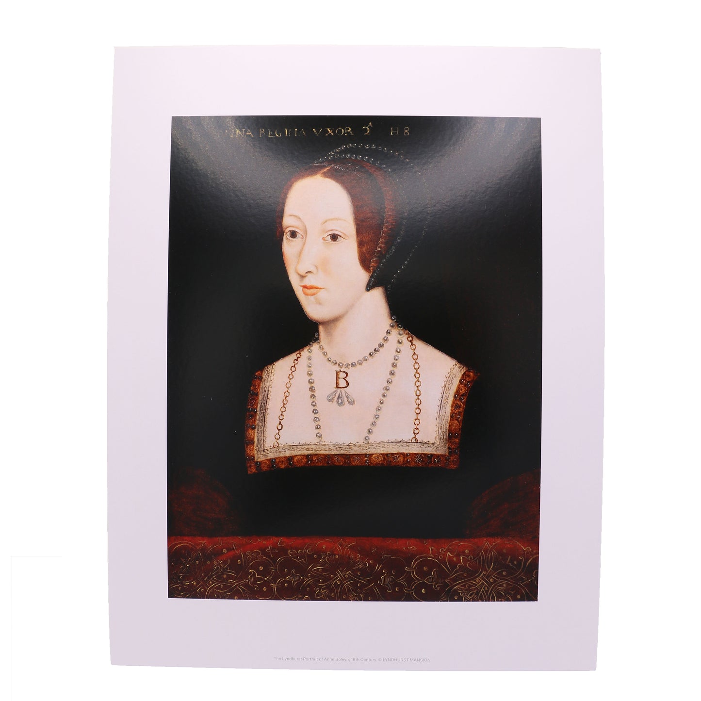 Anne Boleyn Mounted Print Lyndhurst