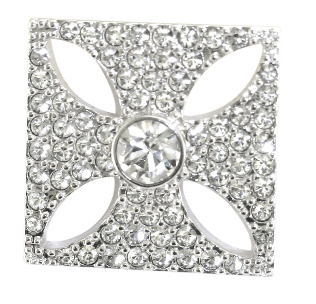 Queen Diamond Crown Brooch