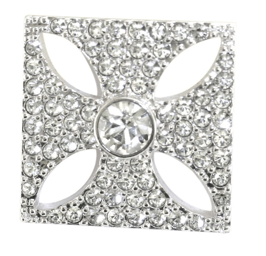 Queen Diamond Crown Brooch